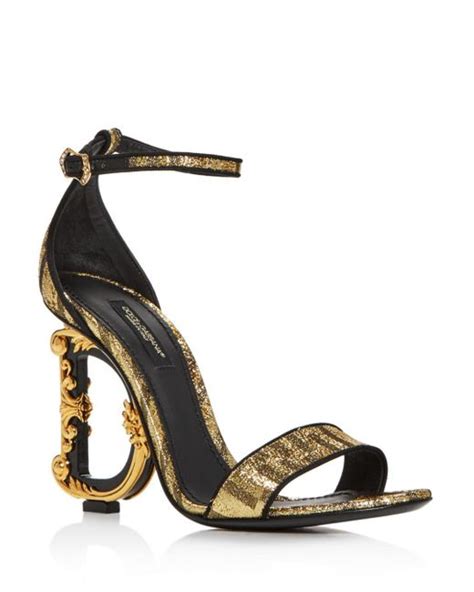 dolce gabbana gems open toe heels old|Dolce & Gabbana Women’s D&G Sculpted High Heel Sandals.